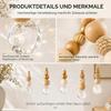 5-Piece Window Suncatcher Set, DIY Suncatcher Craft with Crystal and Wood Beads for Soft Rainbow Light view 3