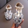 Girls' Princess Glitter Mary Jane Shoes with Bow and Rhinestones view 2