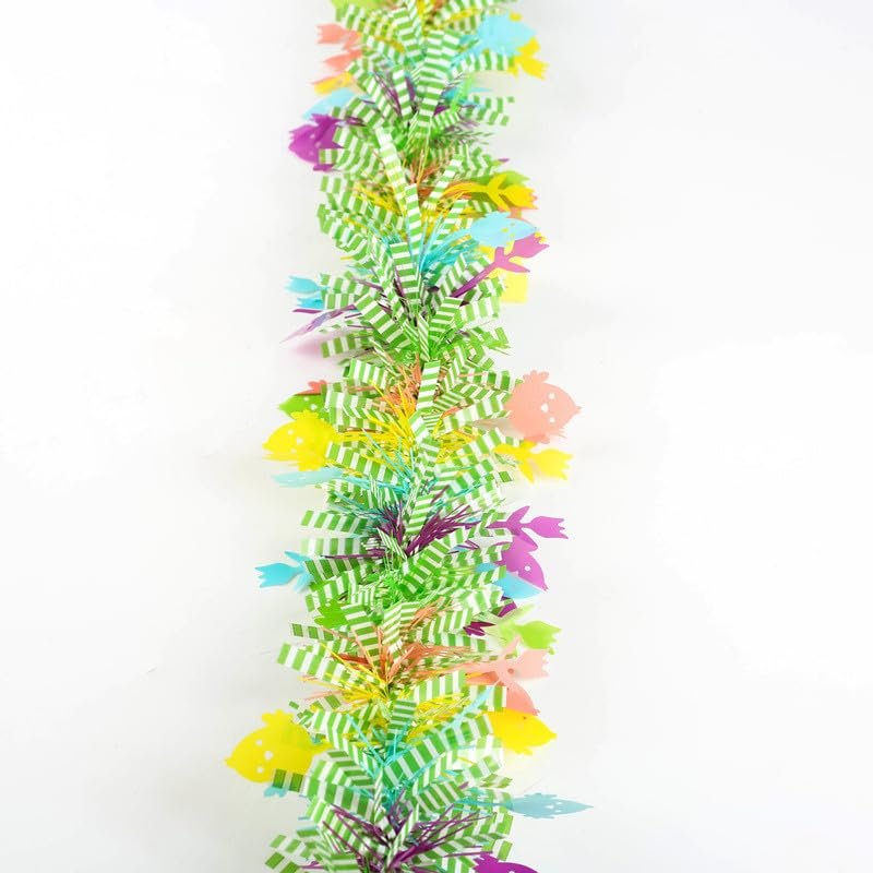 2m Autumn Leaf Garland PET Orange Decor