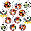 24 Pack WM 2026 Football Hanging Swirls view 1