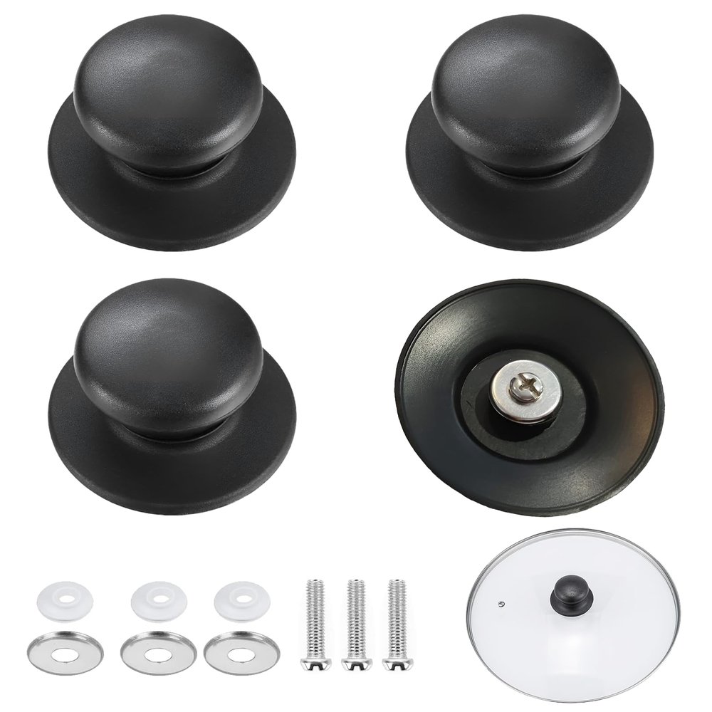 4 Universal Pot Lid Knobs