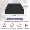 Waterproof Outdoor Sofa Cushion Cover, Yellow, 90 x 40 x 8 cm view 4