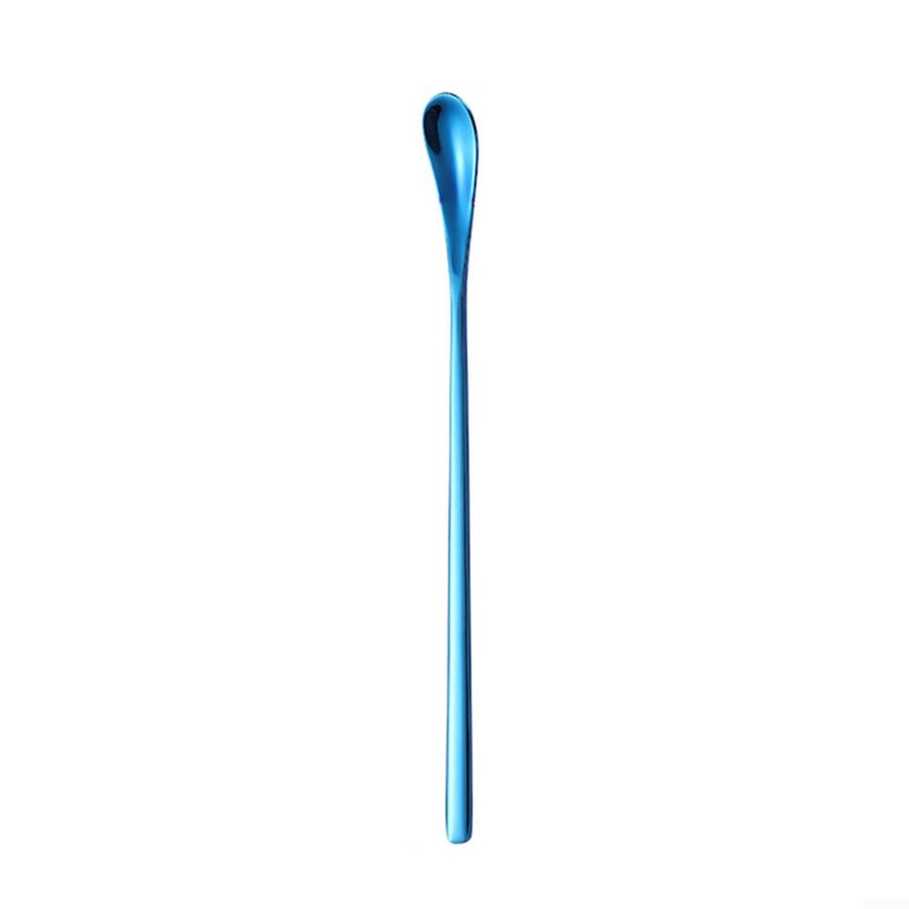 Stylish Stainless Steel Spoons with Long Handle - Set of 7