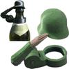 Soldier Salute Beer Bottle Helmet - Reusable view 1
