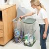 Oxxggkao Compact Trash Can with Swing Lid and Storage Shelf view 4