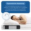 BMM Ortho Medic Plus Pocket Spring Mattress 100 x 200 cm H2 25 cm 7-Zone view 2