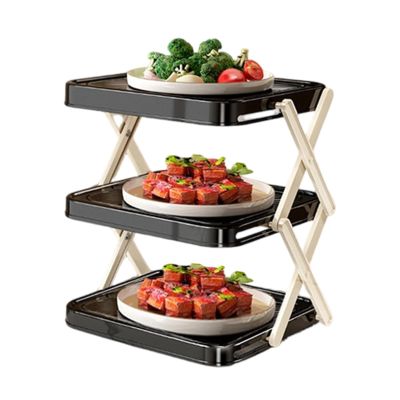 Generic Multi-Tier Prep Tray – 3-Tier Plate Organizer