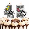 Race Car Birthday Candle Number 4 view 3