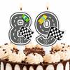 Race Car Birthday Candle Number 8 view 3