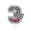 Race Car Birthday Candle Number 3 view 1
