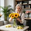 Flower Stem Holder - Silicone Stretchable Reusable view 2