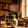 Artificial Phalaenopsis Orchid Vase Decoration view 3