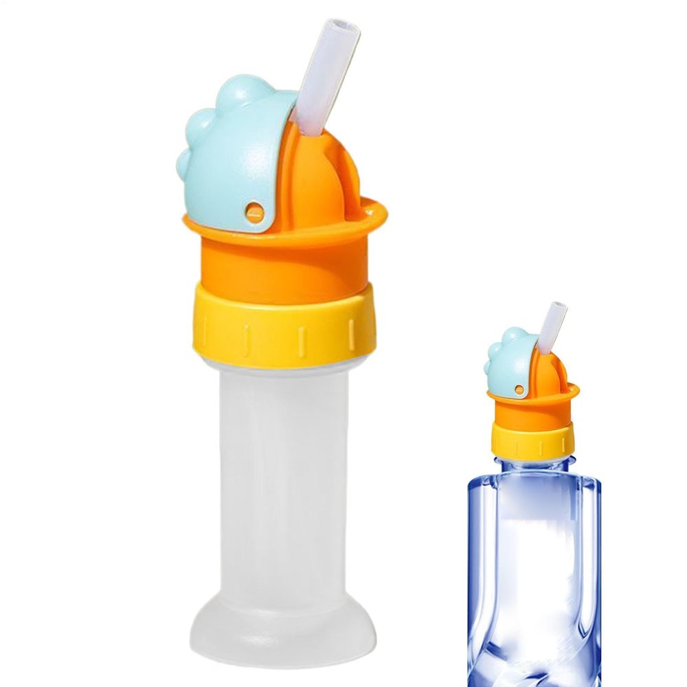 Generic Water Bottle Pouring Adapter - Portable Leak-Proof Straw Cap