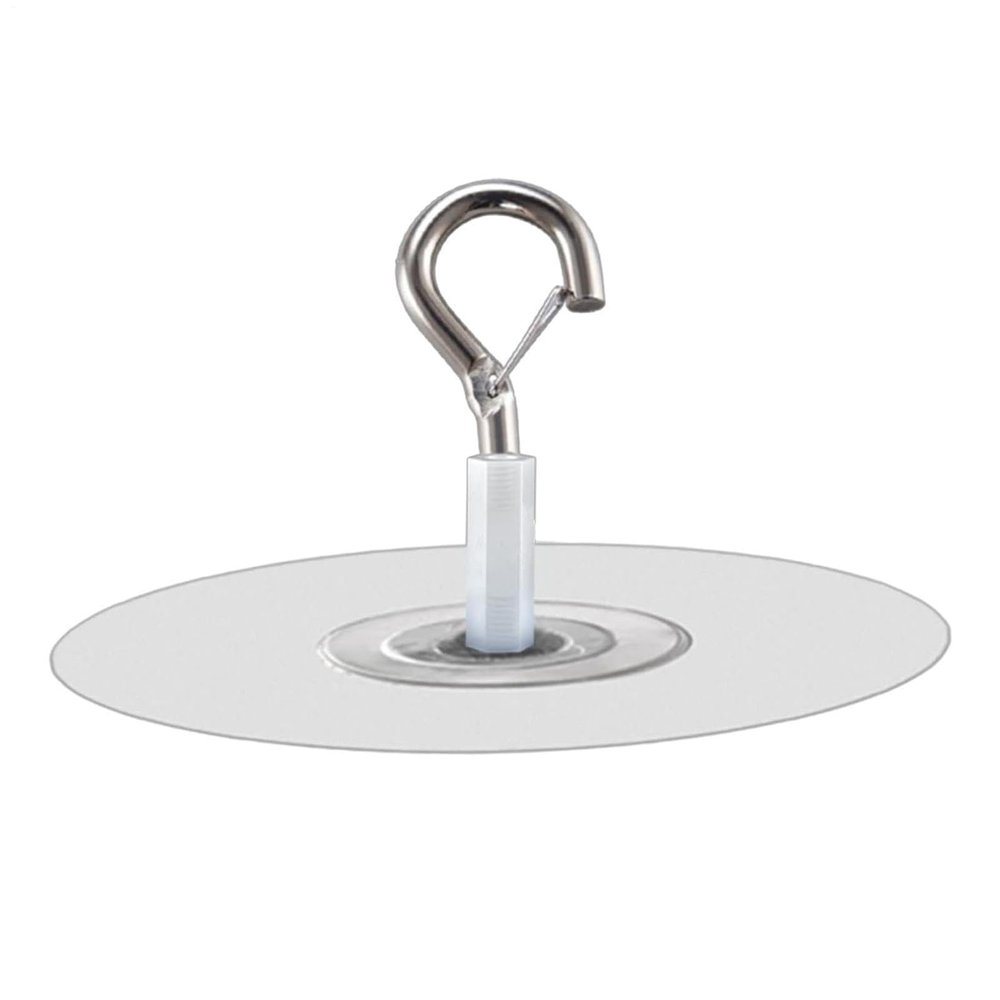 Self-Adhesive Ceiling Hooks with Safety Lock