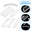 EXAOMBLE Optical Glass Prism Set with 6 Concave and Convex Lenses, Compact and Portable, for Physics Classes and School Science Experiments view 3