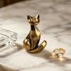 Generic Cat Figurines | Cute Brass Animal Decor for Home view 2