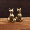 Generic Cat Figurines | Cute Brass Animal Decor for Home view 3