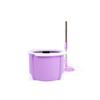 Spin Mop with Adjustable Handle, 360° Swivel Head, Automatic Wringer and 2 Microfiber Heads view 1