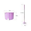 Spin Mop with Adjustable Handle, 360° Swivel Head, Automatic Wringer and 2 Microfiber Heads view 2