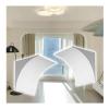 2-Piece 3D Foam Door Arch Kit, Pre-Bent Semicircular Trim, 17 x 17 x 17 cm view 1
