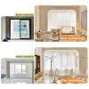 2-Piece 3D Foam Door Arch Kit, Pre-Bent Semicircular Trim, 17 x 17 x 17 cm view 3