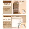 2-Piece 3D Foam Door Arch Kit, Pre-Bent Semicircular Trim, 17 x 17 x 17 cm view 4