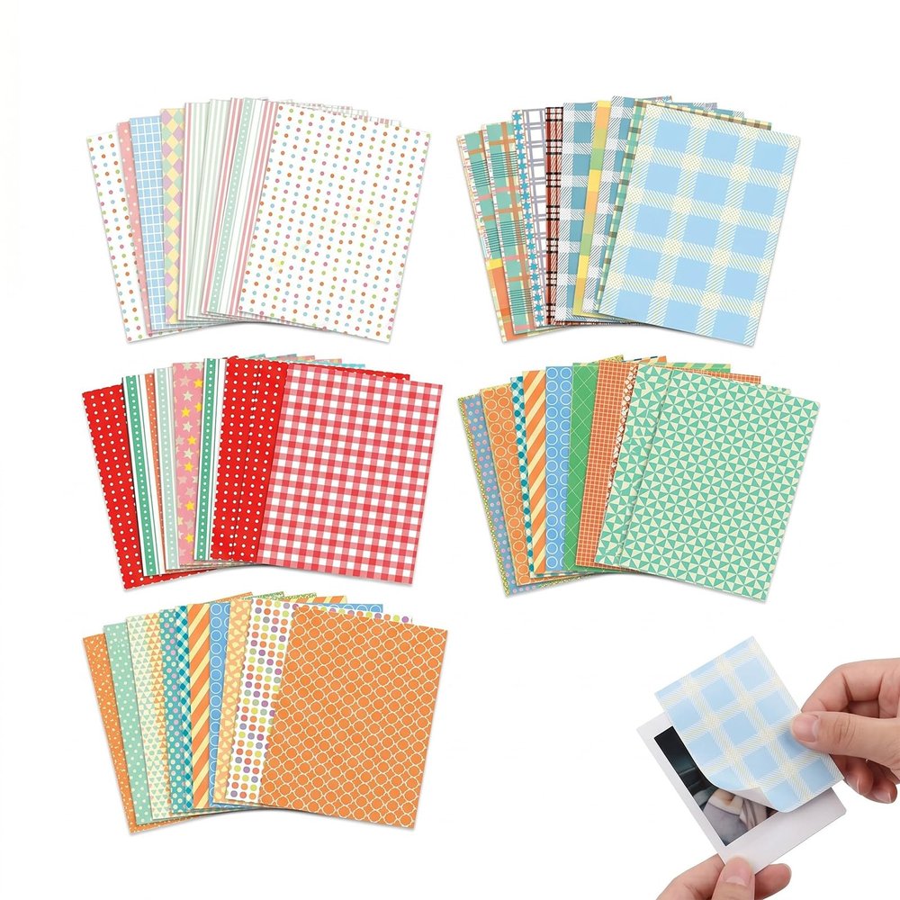 100 Mini Instant Photo Frame Stickers