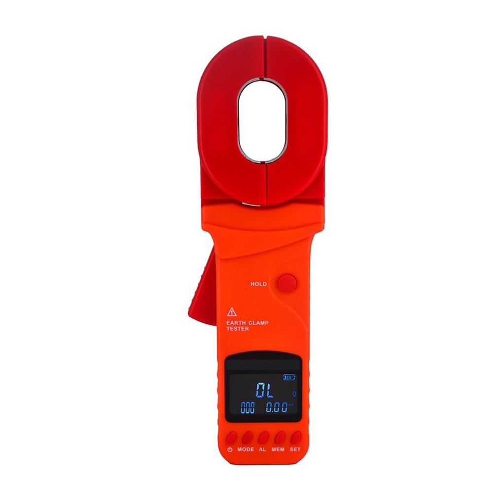 Resistance Meter, Clamp Ground Resistance Meter, 500/1200/1500 AC Leakage Current Tester, USB Technology (3020E, 1,500 Ω, 40 A)