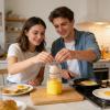 Portable Manual Egg Yolk Mixer Bottle view 2