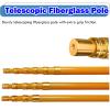 Telescoping Boat Hook, Aluminum Extension Pole for Docking, Rescue, Pushing and Pulling, 4.8 m view 3