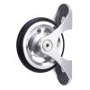 POENVFPO Folding Bike Fender Roller Wheel Easy Wheel, Lightweight Aluminum Alloy Accessory, Smooth Surface, for Multiple Folding Bike Models (Silver) view 2