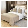 SaryEdge Knitted Tassel Bed Runner, Khaki Small, 127 x 172 cm view 1
