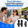 TICFOX Wireless Lavalier Microphone with Plug-and-Play Noise Cancellation view 2