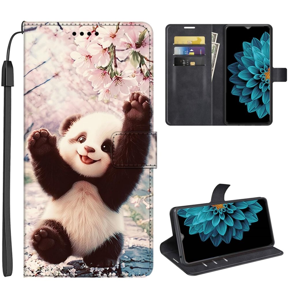SEHEYA Wallet Case for iPhone 17 Pro, Panda