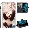 SEHEYA Wallet Case for iPhone 17 Pro, Panda view 1