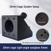 90° Right-Angle Adjustable Cage Lens Holder for 1-Inch Optics view 3