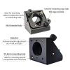 90° Right-Angle Adjustable Cage Lens Holder for 1-Inch Optics view 4
