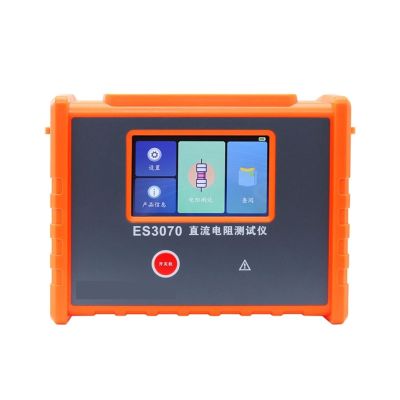 CUDTAPI ES3070 Handheld DC Winding Resistance Tester, Micro-Ohmmeter, 5 A/10 A, 10.0 μΩ–50 kΩ