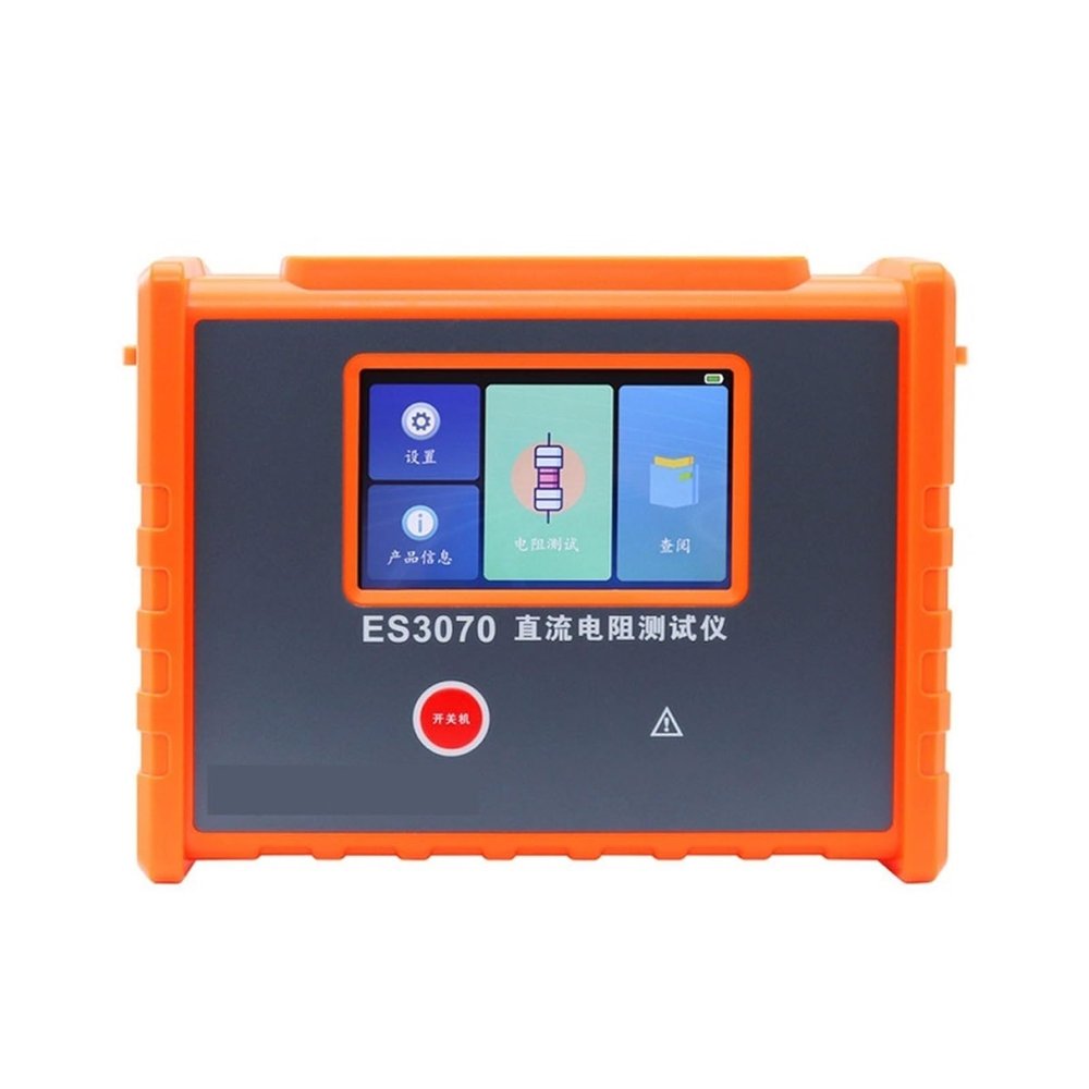 CUDTAPI ES3070 Handheld DC Winding Resistance Tester, Micro-Ohmmeter, 5 A/10 A, 10.0 μΩ–50 kΩ