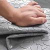 Heavy-Duty Non-Slip Gray Textured PVC Floor Mat Roll, Cuttable view 1