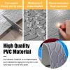 Heavy-Duty Non-Slip Gray Textured PVC Floor Mat Roll, Cuttable view 3