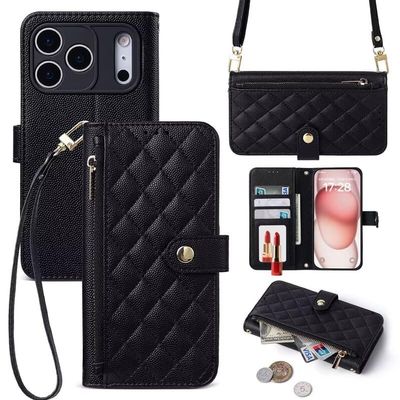 Crossbody Phone Case for Oppo A38/Oppo A18, Black
