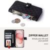 Crossbody Phone Case for Oppo A38/Oppo A18, Black view 3