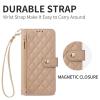 Crossbody Wallet Case for Oppo Find X5, Beige view 2