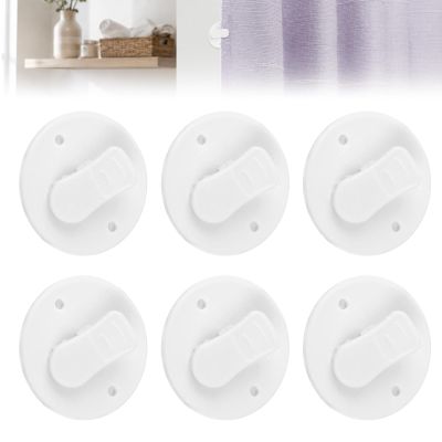 6 Pcs Shower Curtain Clips