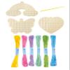 Pebaro STICK1 - Cross Stitch Set: Heart, Butterfly, Rainbow view 2
