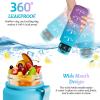 Motswedi 1.5L Water Bottle with Time Markings and Filter, Blue & Purple view 3