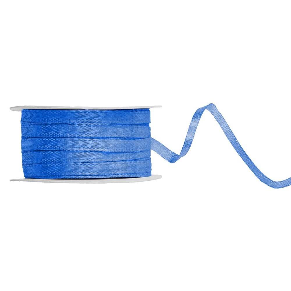 Blue Satin Ribbon 3mm x 50m