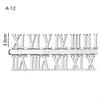 Roman and Arabic Numerals Clock Parts for DIY Wall Clock Projects (Silver Roman) view 2
