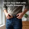 Belt Holder Set - 30 Elastic Loop Leather Clips view 4